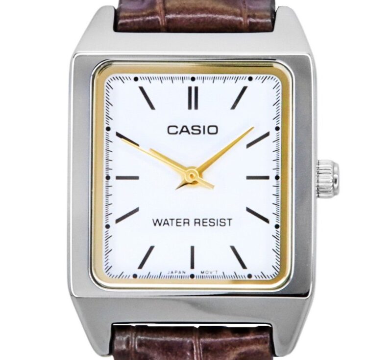 Casio Standard Analog Leather Strap White Dial Quartz LTP-V007L-7E2 Women's Watch