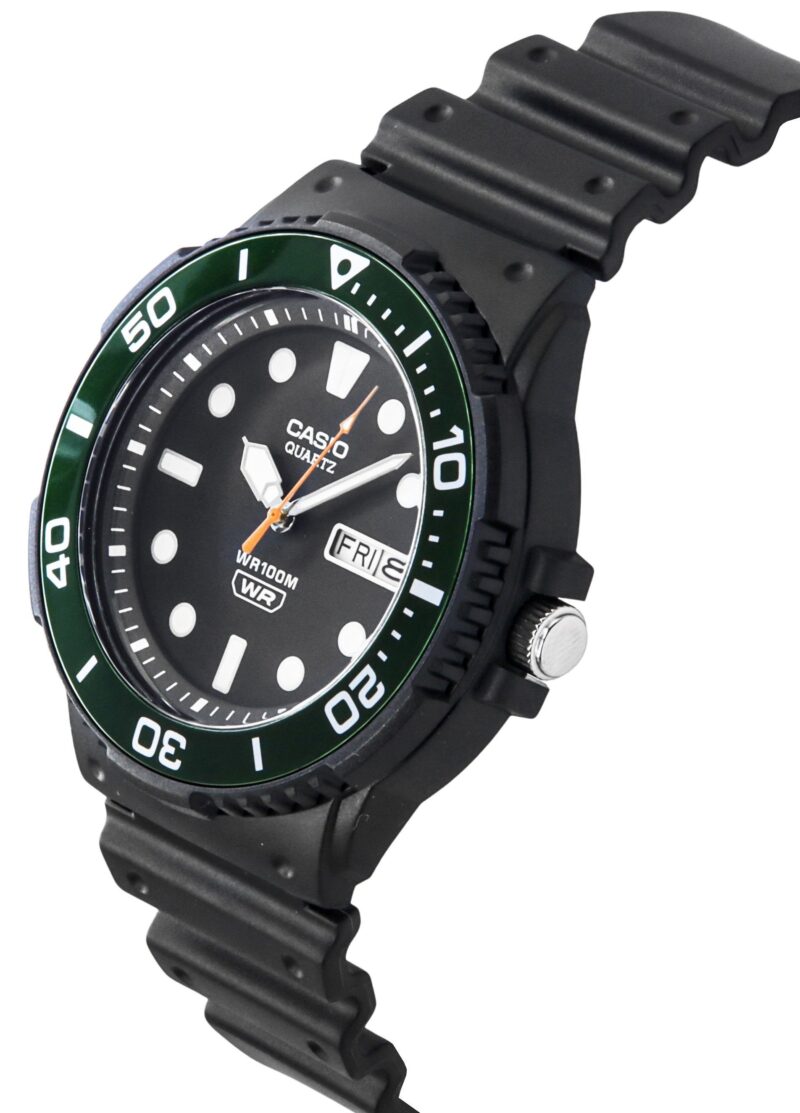 Casio Standard Analog Resin Strap Black Dial Quartz MRW-230H-1E3V 100M Men's Watch