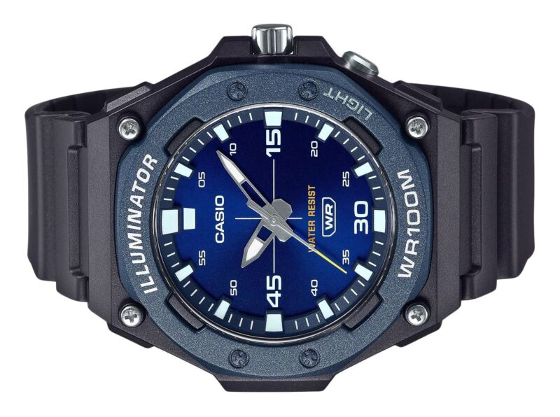 Casio Standard Analog Resin Strap Blue Dial Quartz MW-620H-2AV 100M Men's Watch