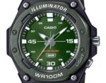 Casio Standard Analog Resin Strap Green Dial Quartz MW-620H-3AV 100M Men's Watch