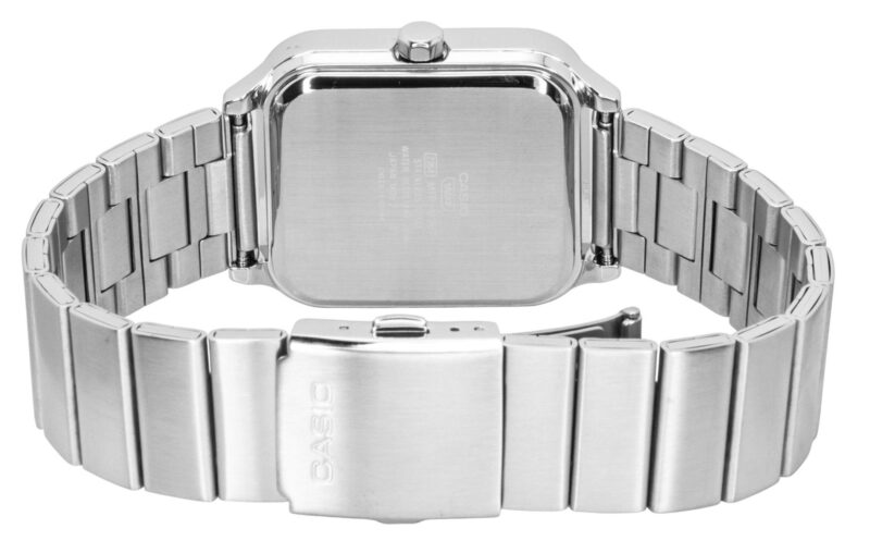 Casio Standard Analog Stainless Steel Black And White Dial Quartz MTP-M307D-1BV Men's Watch