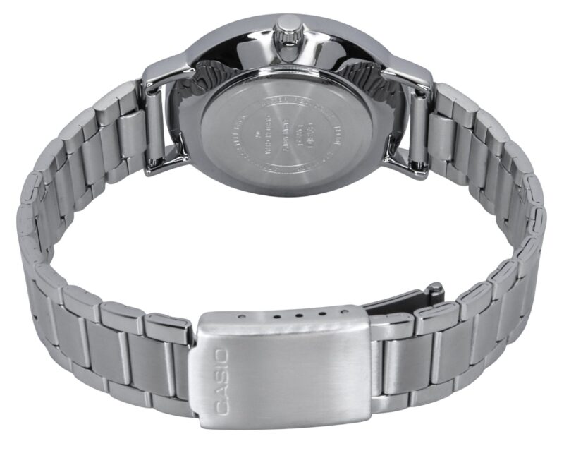 Casio Standard Analog Stainless Steel Black Dial Quartz LTP-VT04D-1A Women's Watch