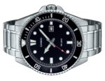 Casio Standard Analog Stainless Steel Black Dial Quartz MDV-107D-1A1 200M Men's Watch