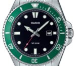 Casio Standard Analog Stainless Steel Black Dial Quartz MDV-107D-3 200M Men's Watch