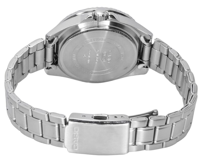 Casio Standard Analog Stainless Steel Black Dial Quartz MDV-10D-1A1 Men's Watch