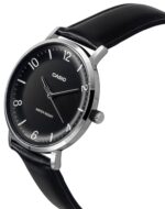 Casio Standard Analog Stainless Steel Black Dial Quartz MTP-B146D-1AV Men's Watch