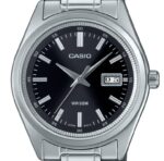 Casio Standard Analog Stainless Steel Black Dial Quartz MTP-B180D-1A1V Men's Watch
