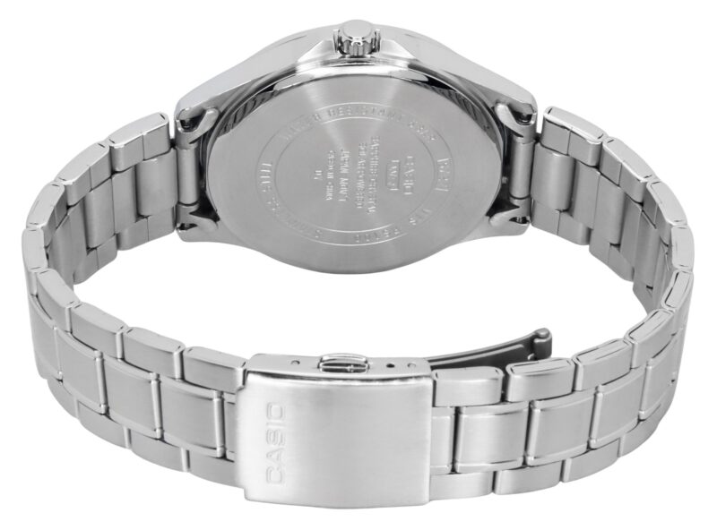 Casio Standard Analog Stainless Steel Black Dial Solar MTS-RS100D-1AV Men's Watch