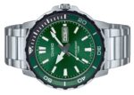 Casio Standard Analog Stainless Steel Green Dial Quartz MTD-125D-3AV 100M Men's Watch