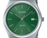 Casio Standard Analog Stainless Steel Green Dial Quartz MTP-B145D-3AV Unisex Watch