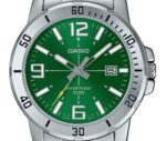 Casio Standard Analog Stainless Steel Green Dial Quartz MTP-VD01D-3BV Men's Watch