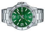 Casio Standard Analog Stainless Steel Green Dial Quartz MTP-VD01D-3BV Men's Watch