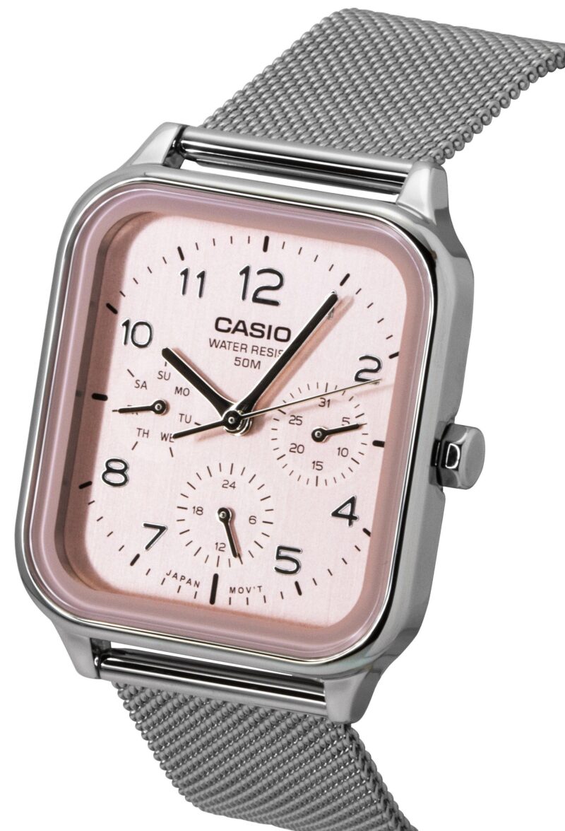 Casio Standard Analog Stainless Steel Salmon Dial Quartz MTP-M306M-4AV Men's Watch