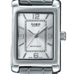 Casio Standard Analog Stainless Steel Silver Dial Quartz LTP-1234DD-7A Women's Watch