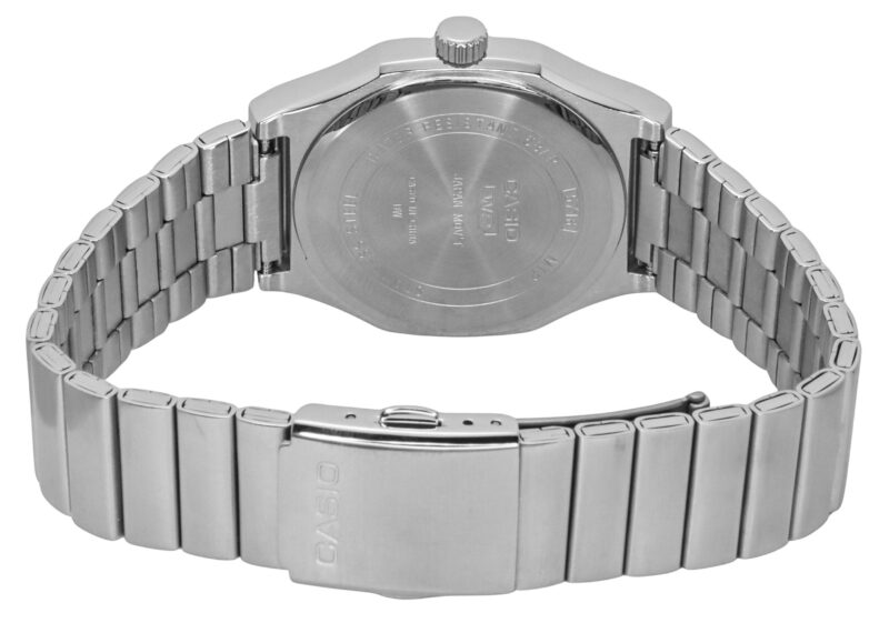 Casio Standard Analog Stainless Steel Silver Dial Quartz MTP-E735D-7AV Men's Watch
