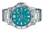 Casio Standard Analog Stainless Steel Turquoise Blue Dial Quartz MTP-VD01D-3E2V Men's Watch