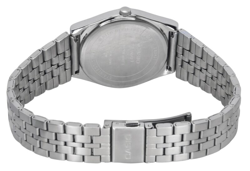 Casio Standard Analog Stainless Steel White Dial Quartz MTP-B145D-7B Men's Watch