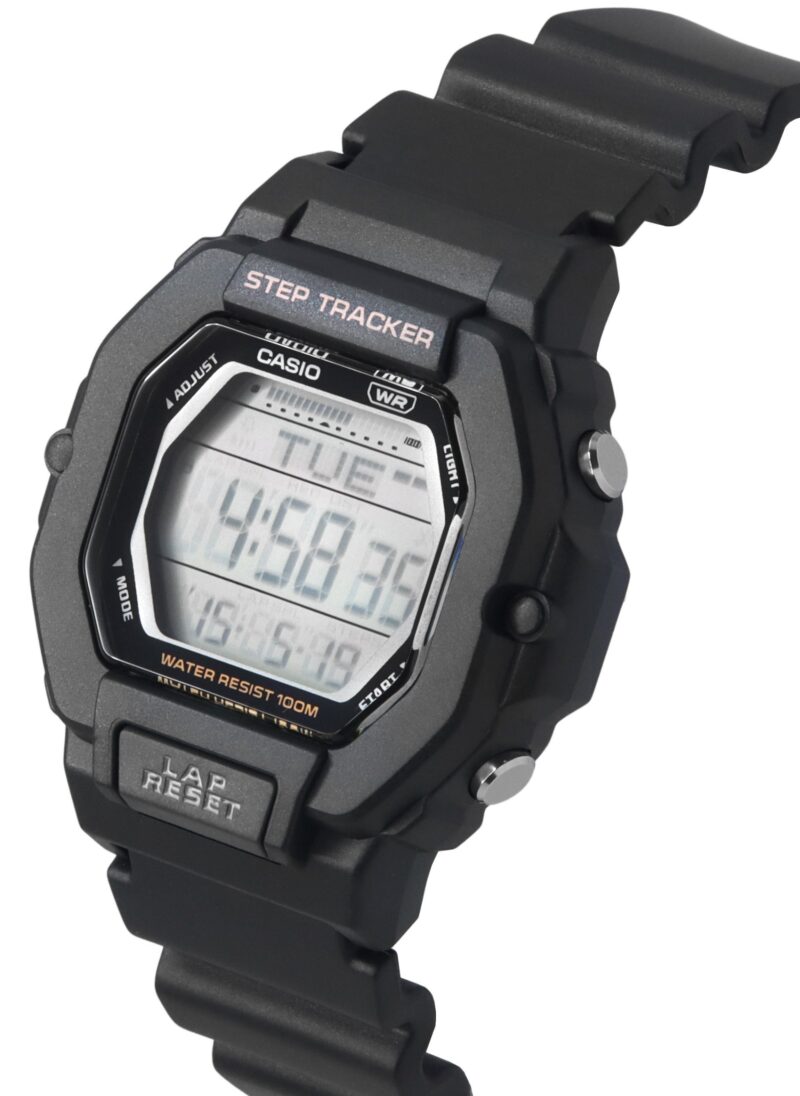Casio Standard Digital Black Resin Strap Quartz LWS-2200H-1A 100M Unisex Watch