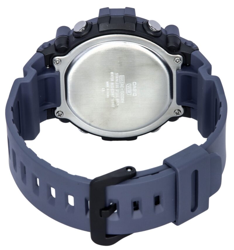 Casio Standard Digital Blue Resin Strap Quartz AE-1500WH-2A 100M Men's Watch