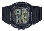 Casio Standard Digital Graph Moon Phase Resin Strap Quartz WS-1700H-1AV 100M Men's Watch