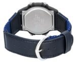 Casio Standard Digital Leather And Cloth Strap Quartz W-220HF-2AV Unisex Watch