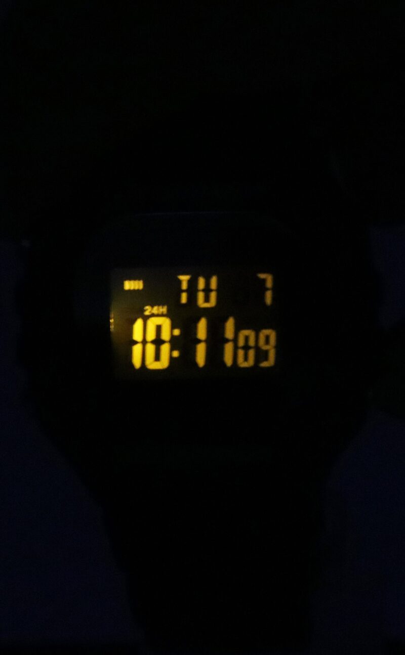 Casio Standard Digital Resin Strap Black Dial Quartz W-218H-1B Men's Watch