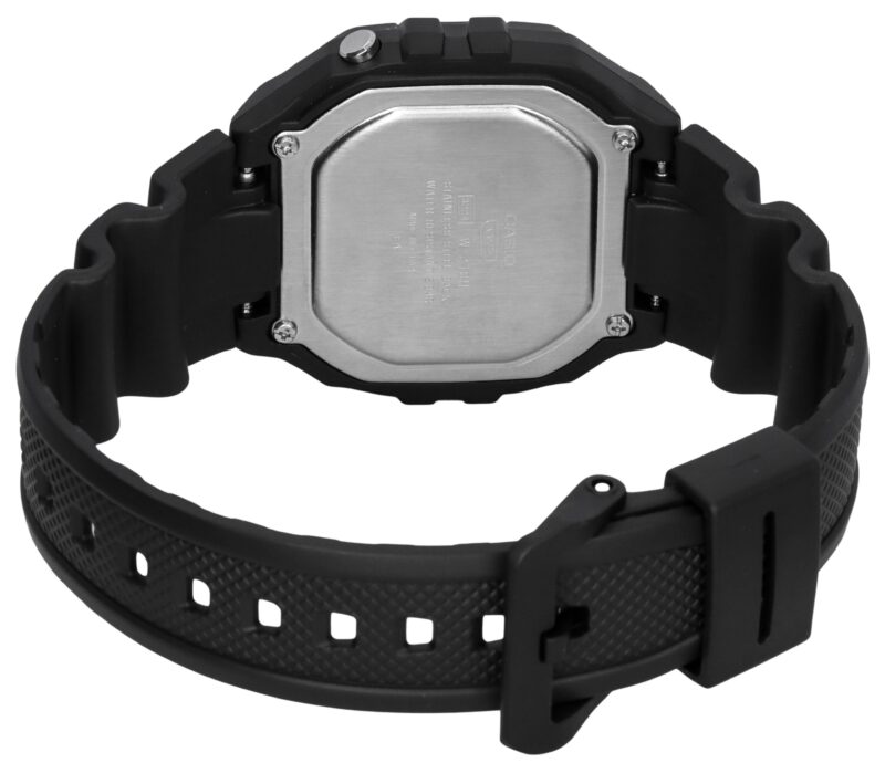 Casio Standard Digital Resin Strap Black Dial Quartz W-218H-1B Men's Watch