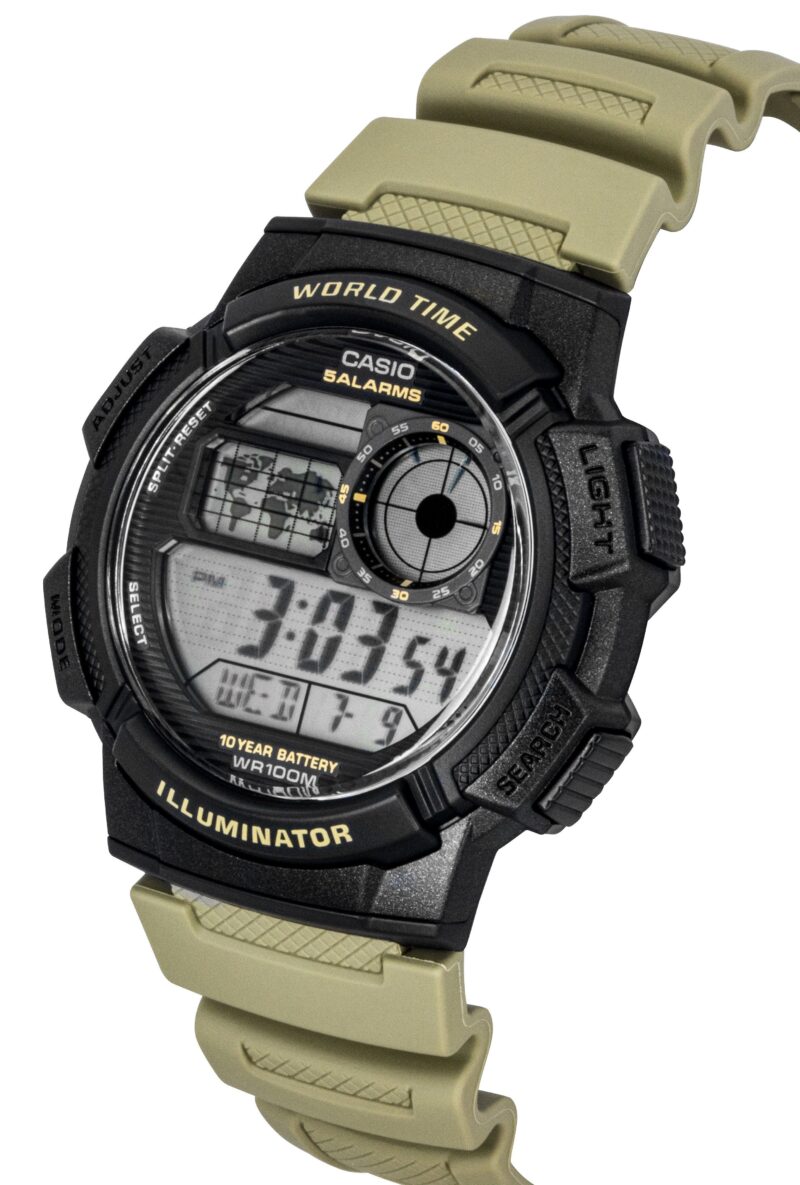 Casio Standard Digital Resin Strap Quartz AE-1000W-5AV 100M Men's Watch