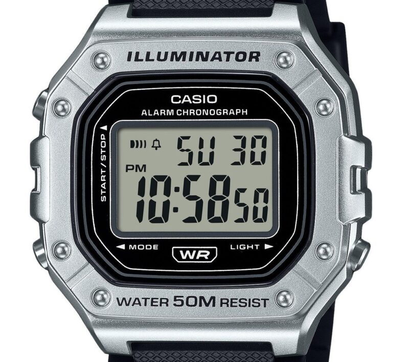 Casio Standard Digital Resin Strap Quartz W-218HM-7AV Men's Watch
