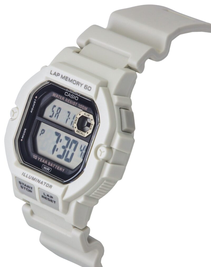 Casio Standard Digital Resin Strap Quartz WS-1400H-8AV 100M Men's Watch