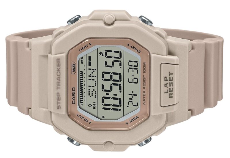 Casio Standard Digital Step Tracker Resin Strap Quartz LWS-2200H-4 Unisex Watch