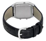 Casio Vintage Analog Digital Leather Strap Black Dial Quartz AQ-230EL-1A Unisex Watch