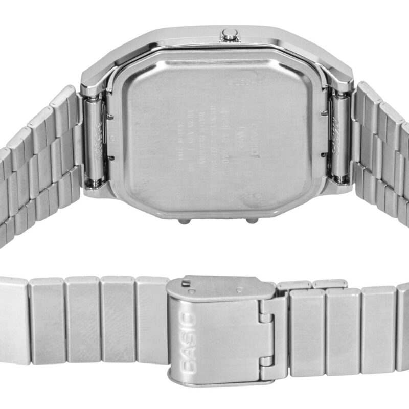 Casio Vintage Analog Digital Stainless Steel Sky Blue Dial Quartz AQ-240E-3A Unisex Watch