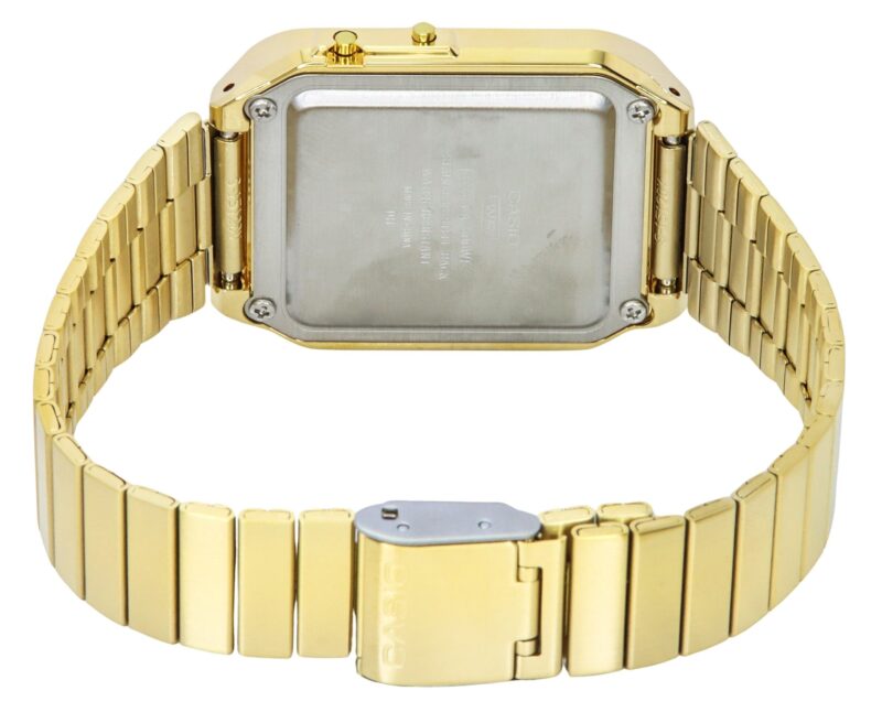 Casio Vintage Digital Calculator Gold Tone Stainless Steel Quartz CA-500WEG-1A Men's Watch