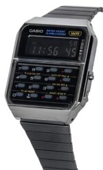 Casio Vintage Digital Calculator Stainless Steel Quartz CA-500WEGG-1B Men's Watch