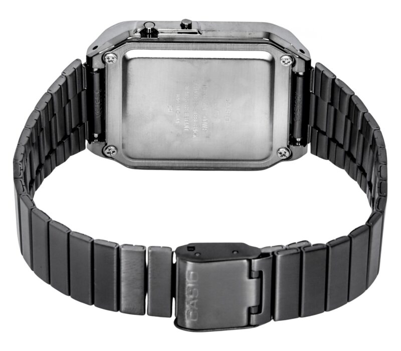 Casio Vintage Digital Calculator Stainless Steel Quartz CA-500WEGG-1B Men's Watch