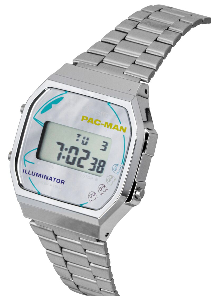 Casio Vintage Digital PAC-MAN Collaboration Quartz A168WEPC-7A Unisex Watch