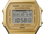 Casio Vintage Digital Smartphone Link Gold Tone Stainless Steel Quartz ABL-100WEG-9A Unisex Watch