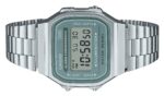 Casio Vintage Digital Stainless Steel Bracelet Quartz A168WA-3A Men's Watch