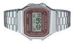 Casio Vintage Digital Stainless Steel Bracelet Quartz A168WA-5A Men's Watch