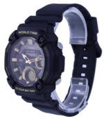 Casio Youth Analog Digital Resin Black Dial Quartz AEQ-120W-9AV AEQ120W-9 100M Men's Watch