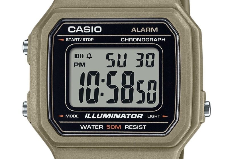 Casio Youth Digital Resin Strap Quartz W-217H-5AV Men's Watch