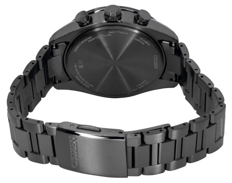 Citizen Attesa Radio-Controlled Chronograph Super Titanium Multicolor Dial Eco- Drive AT8286-65E 100M Men's Watch