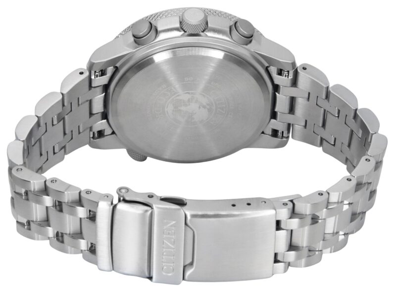 Citizen Promaster Sky Radio Controlled Chronograph Stainless Steel Black Dial Eco-Drive CB5860-86E 200M Men's Watch