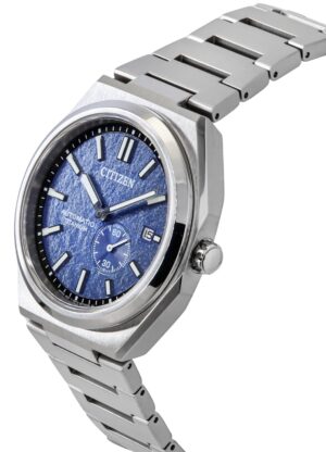 Citizen Zenshin Super Titanium Salmon Dial Eco-Drive AW0130-85Z 100M Men's Watch