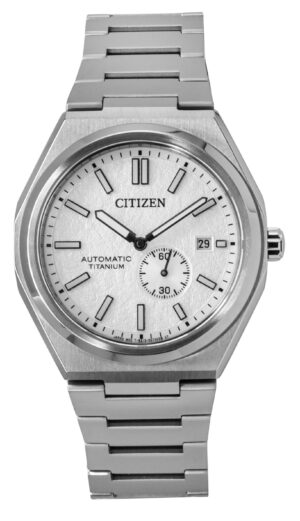 Citizen Zenshin Super Titanium Silver Dial Automatic NJ0180-80A 100M Men's Watch