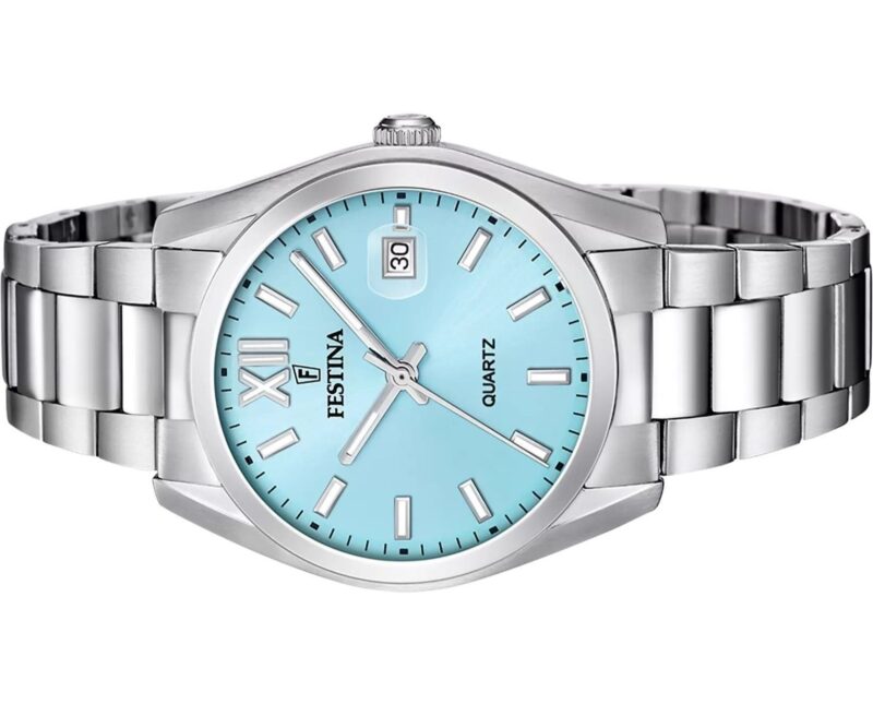 Festina Acero Clasico Stainless Steel Blue Dial Quartz F20707-2 Men's Watch