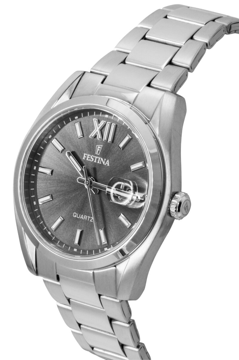 Festina Classic Stainless Steel Grey Dial Quartz F20707-3 Men's Watch