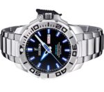 Festina Classics Stainless Steel Black Dial Quartz Diver's F20665-3 200M Men's Watch With Gift Strap