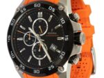 Festina The Originals Chronograph Orange Rubber Strap Black Dial Quartz F20330-4 100M Men's Watch